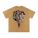 Beyonce Cowboy Carter Acid Wash Oversize T-Shirt