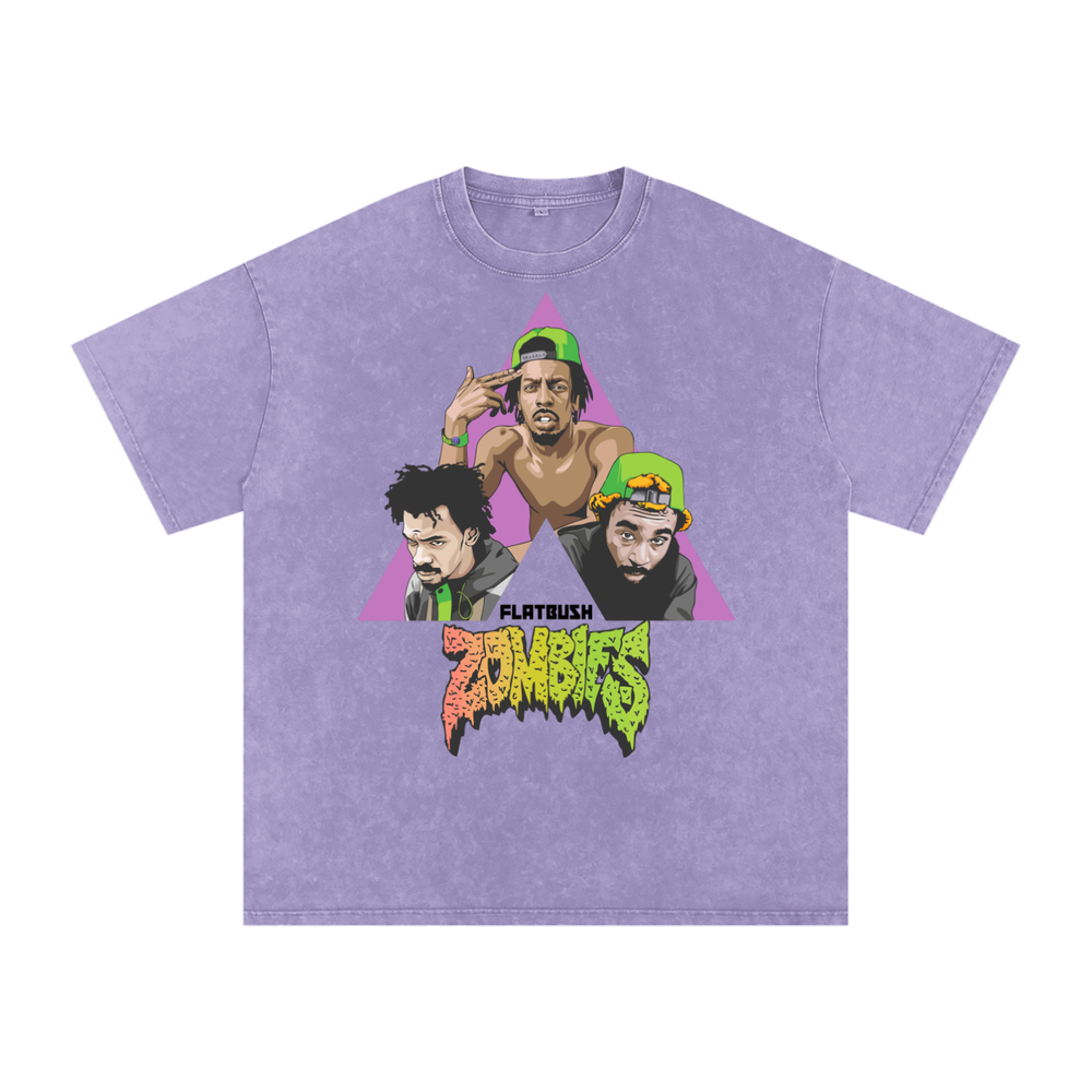 Flatbush Zombie Acid Wash Oversize T-Shirt