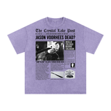 Jason Voorhees Acid Wash Oversize T-Shirt