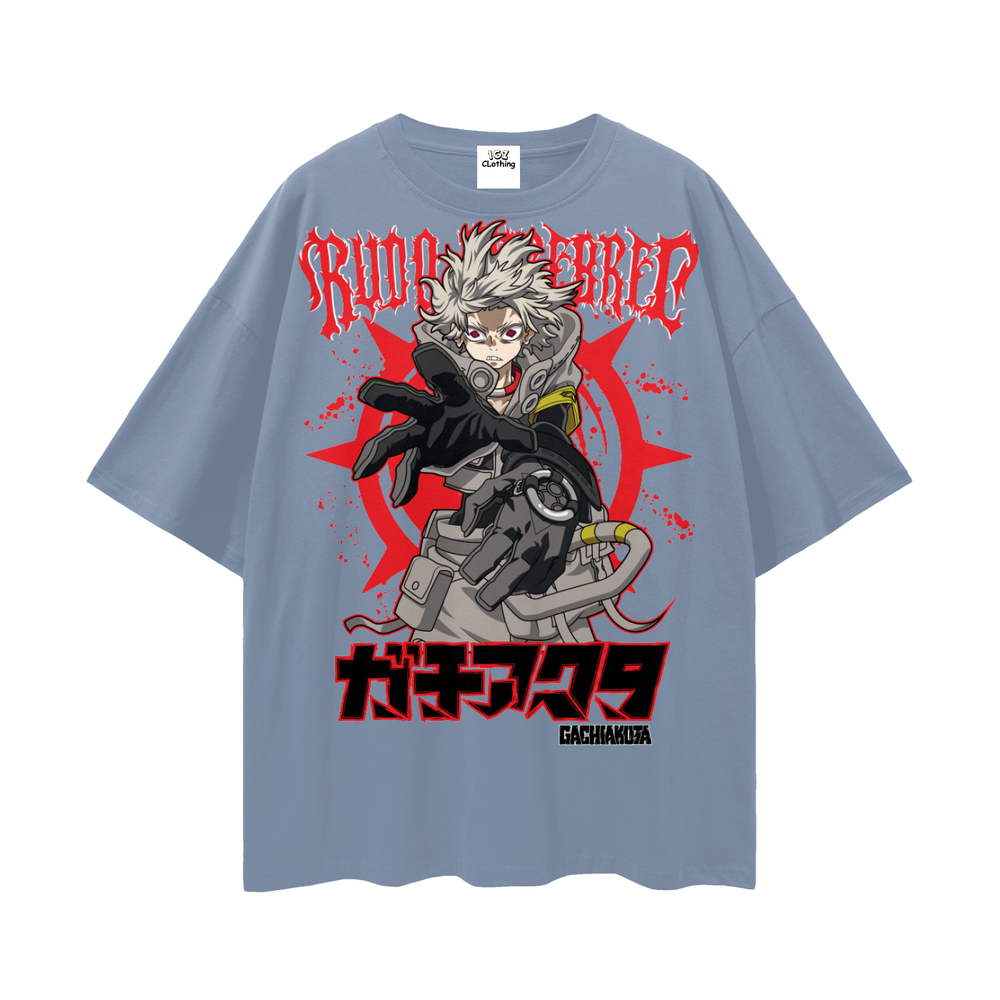 Rudo Gachiakuta Streetwear Loose Drop Shoulder T-Shirt