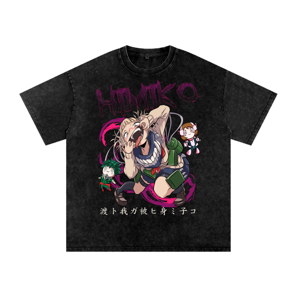 Toga My Hero Academia Acid Wash Oversize T-Shirt