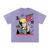 Reigen mob psycho 100 Acid Wash Oversize T-Shirt