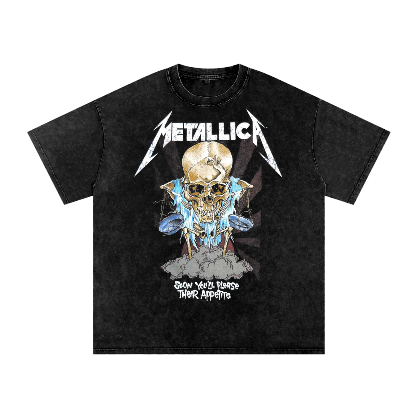 Metallica Acid Wash Oversize T-Shirt