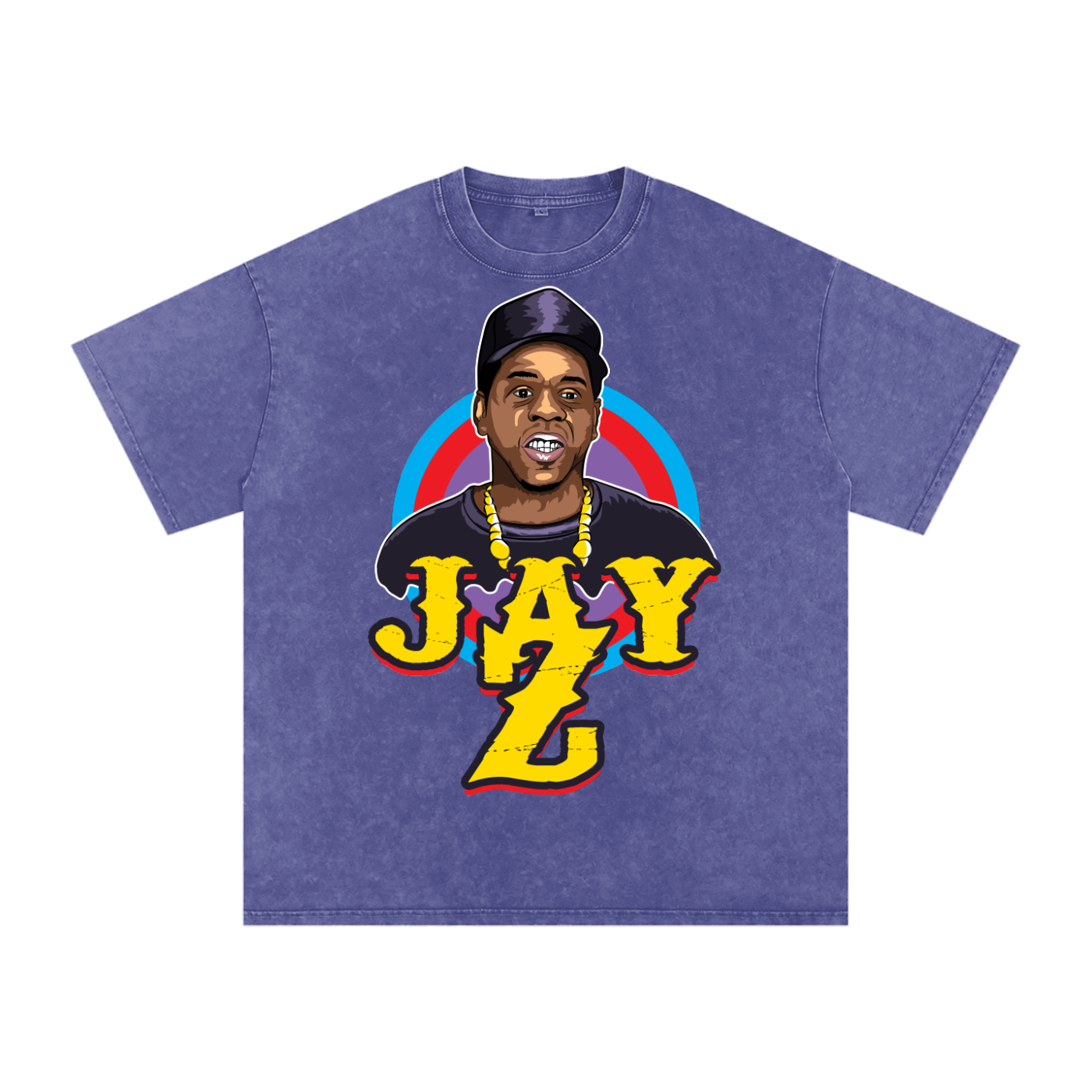 Jay Z Acid Wash Oversize T-Shirt