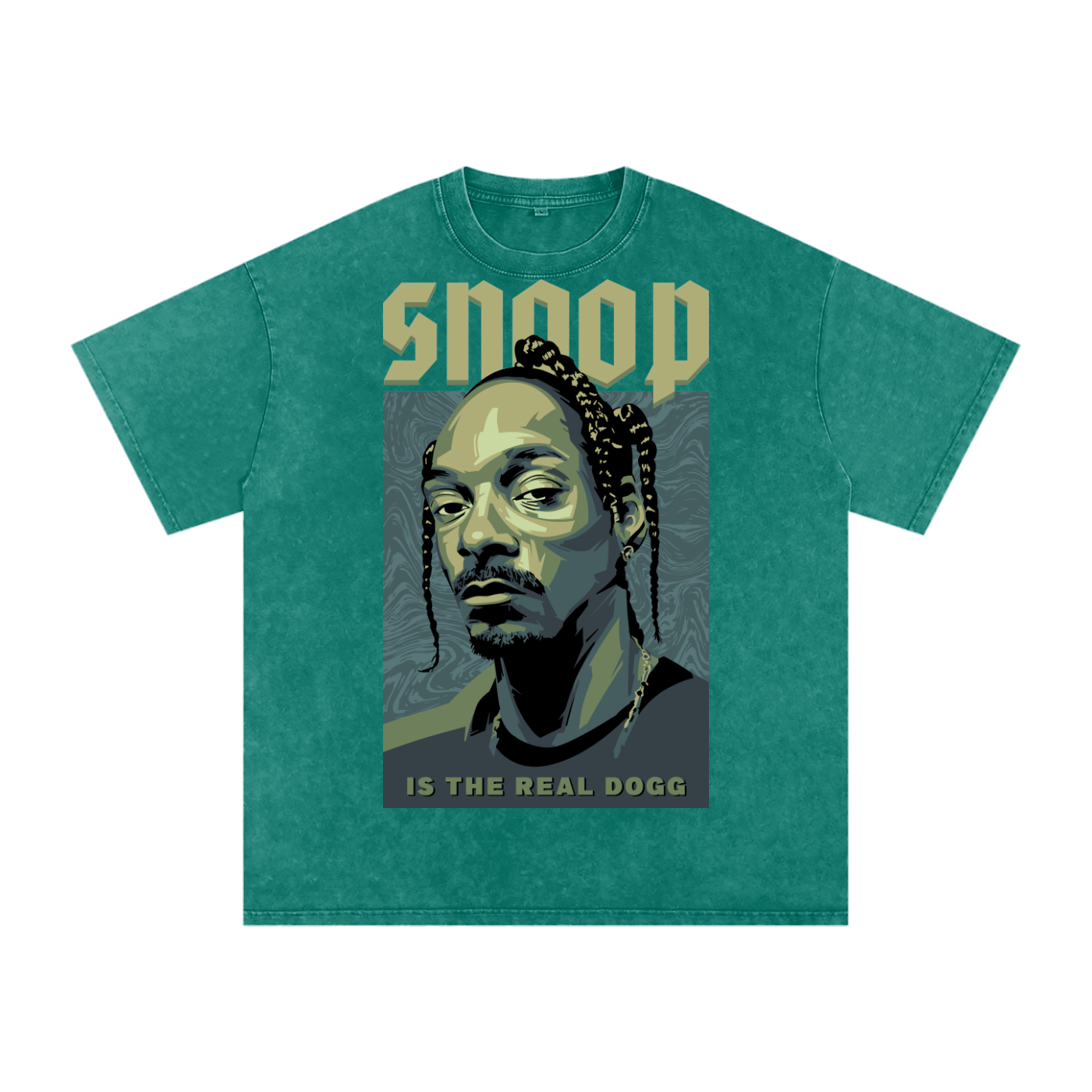 Snoop Dogg Acid Wash Oversize T-Shirt