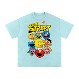 Sesame Street Acid Wash Oversize T-Shirt