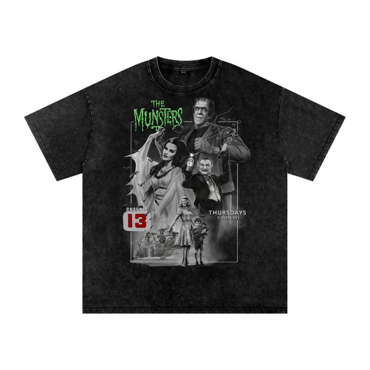 The Munsters Acid Wash Oversize T-Shirt