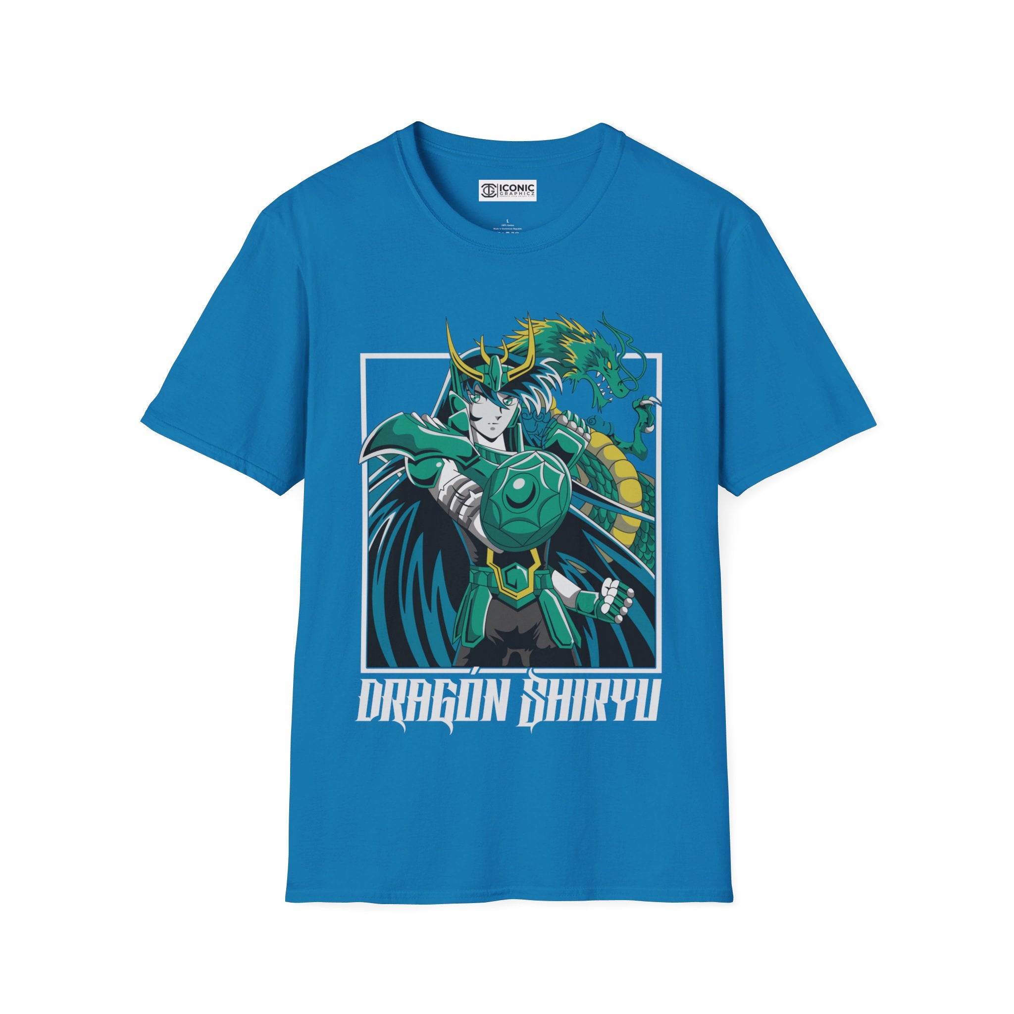 Dragon Shiryu Unisex Softstyle T-Shirt - IGZ Clothing 