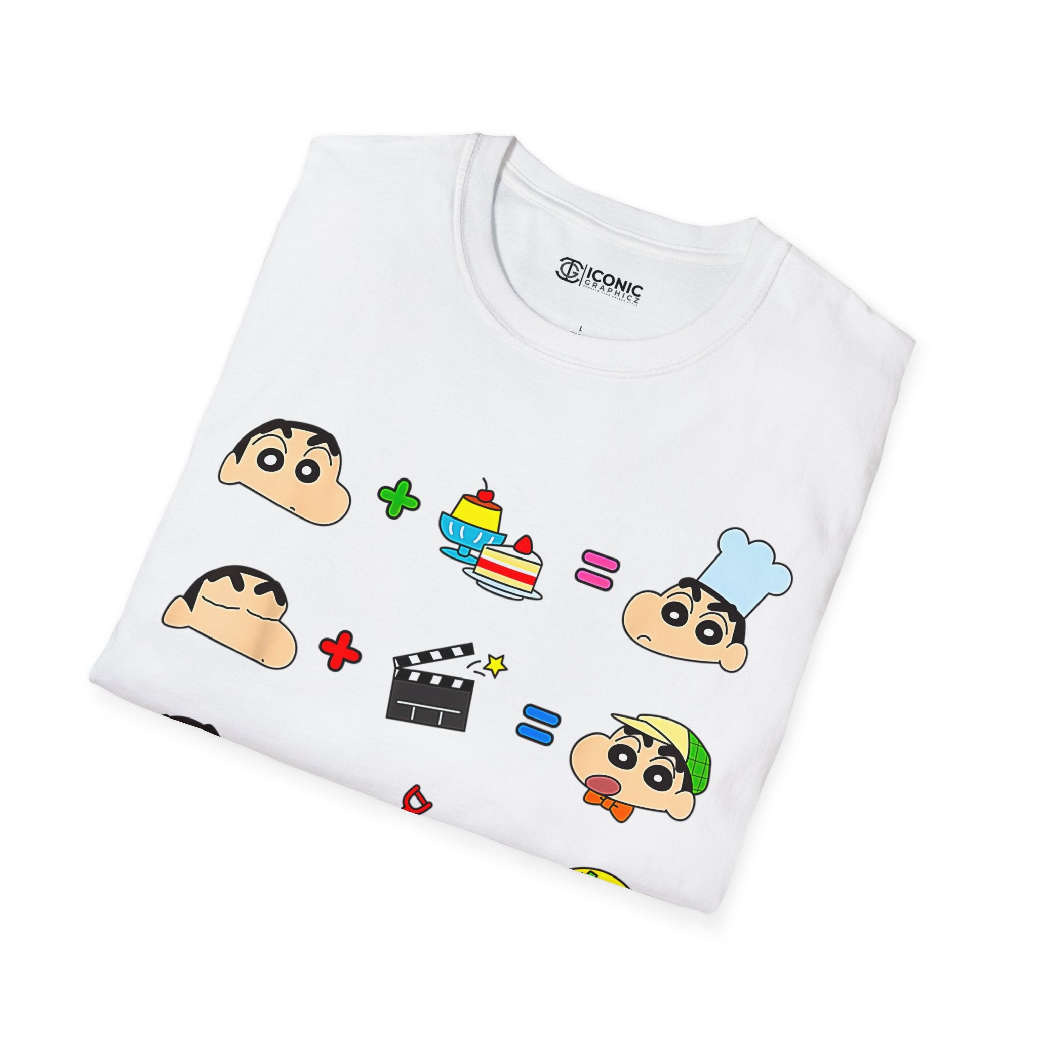 Shinchan Unisex Softstyle T-Shirt - IGZ Clothing 