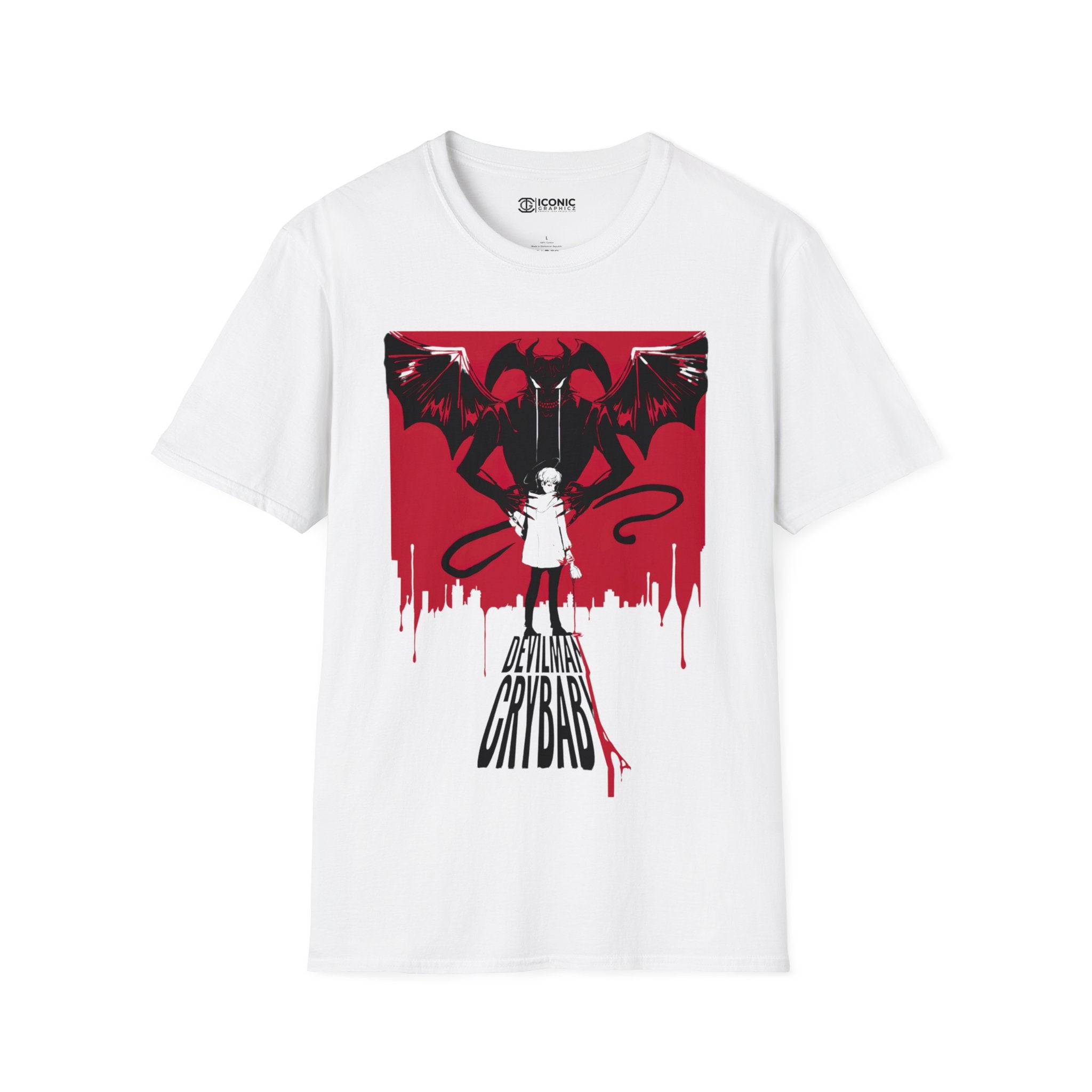 Devilman Crybaby Amon Unisex Softstyle T-Shirt - IGZ Clothing 