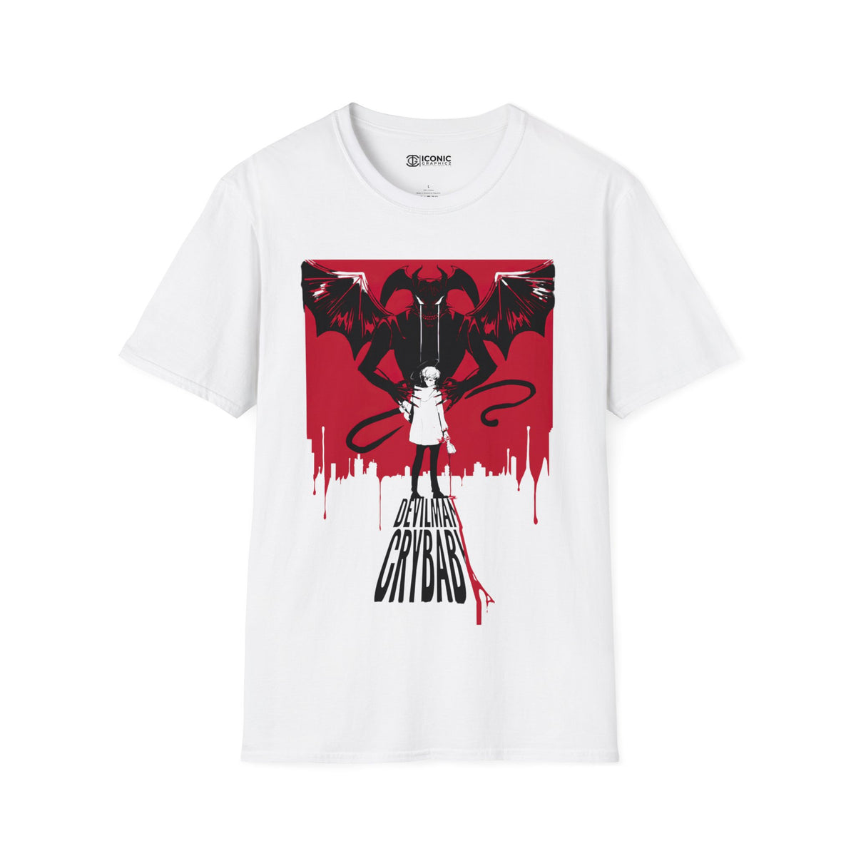 Devilman Crybaby Amon Unisex Softstyle T-Shirt - IGZ Clothing 