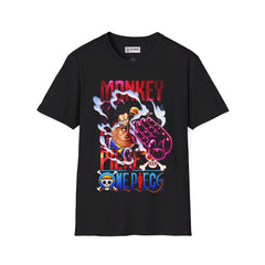 Luffy Unisex Softstyle T-Shirt - IGZ Clothing 