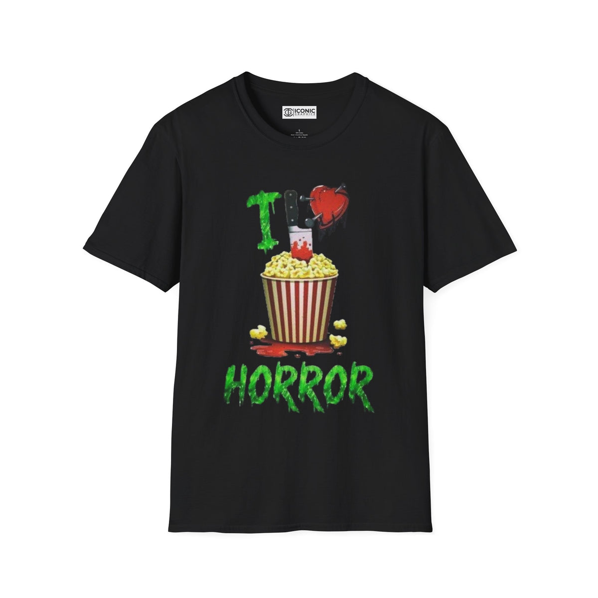 I love Horror Unisex Softstyle T-Shirt - IGZ Clothing 