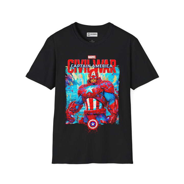 Captain America T-Shirt Printify