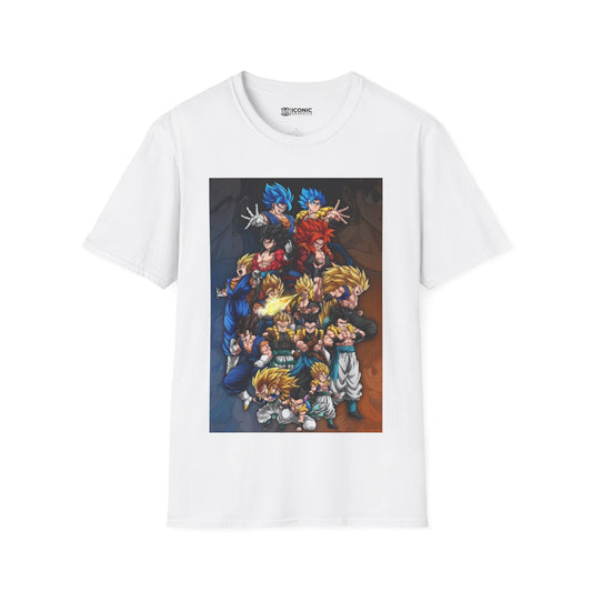 Goku and Vegeta Unisex Softstyle T-Shirt - IGZ Clothing 