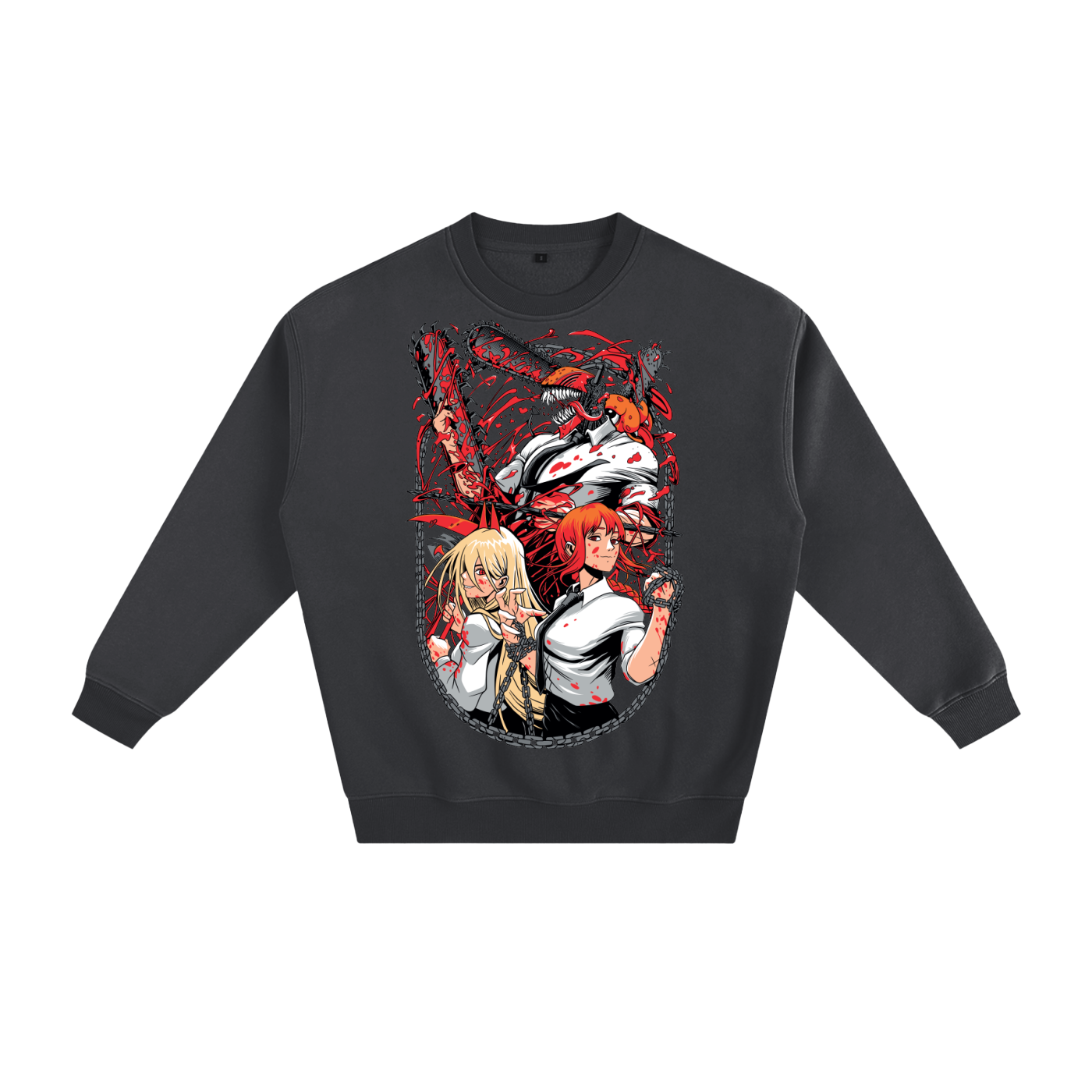 Chainsaw Man Fleeced Sweatshirt