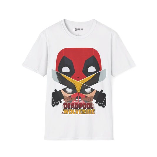 Deadpool and Wolverine Unisex Softstyle T-Shirt - IGZ Clothing 