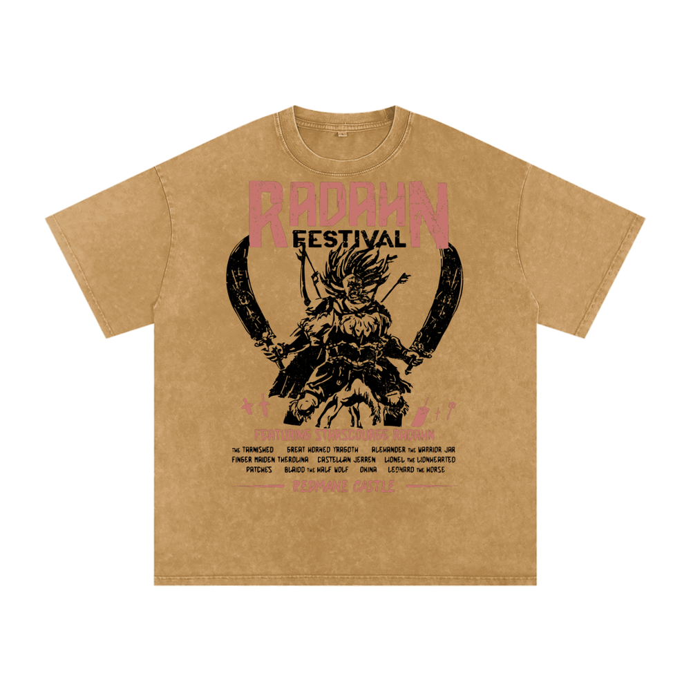 Elden Ring Acid Wash Oversize T-Shirt