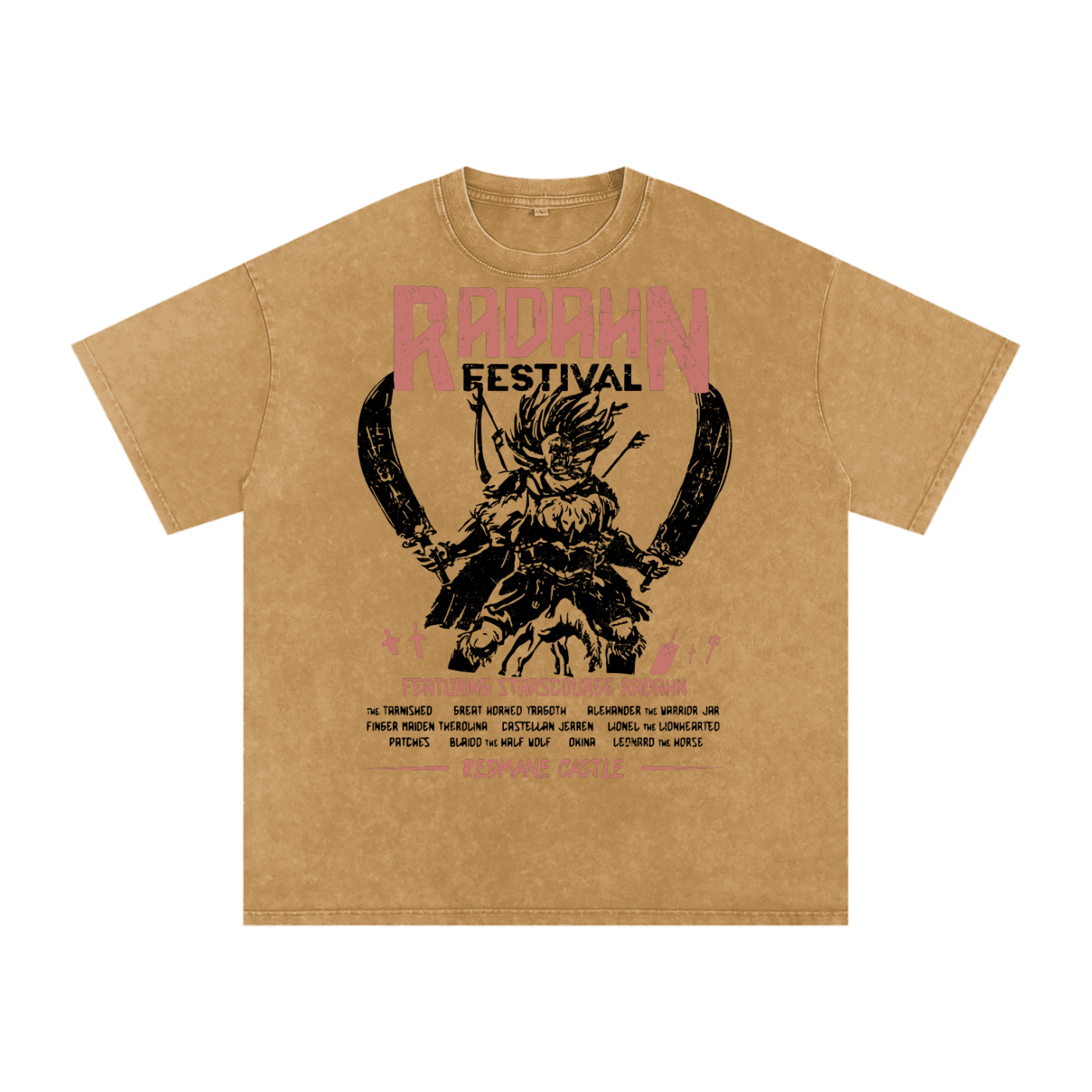 Elden Ring Acid Wash Oversize T-Shirt