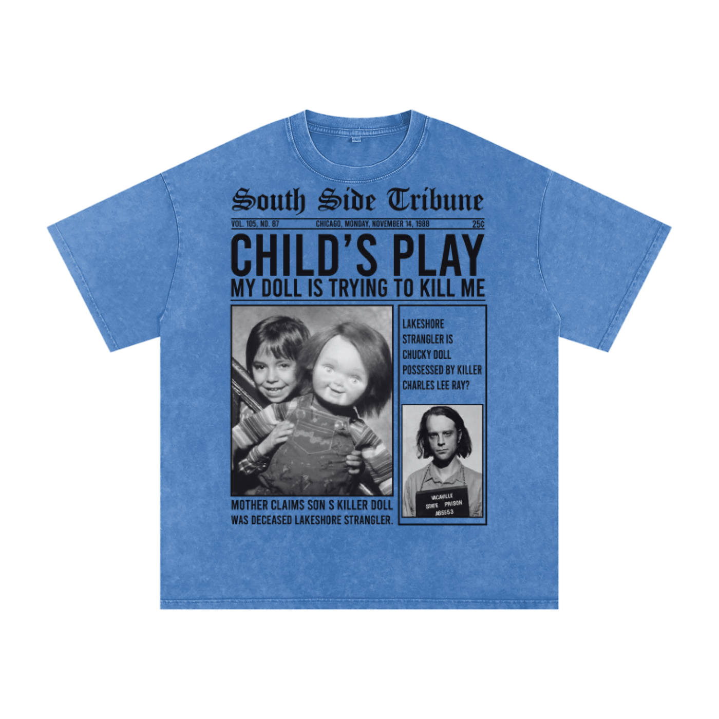 Chucky Acid Wash Oversize T-Shirt