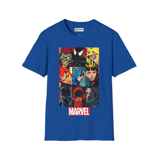 Marvel Characters Unisex Softstyle T-Shirt - IGZ Clothing 