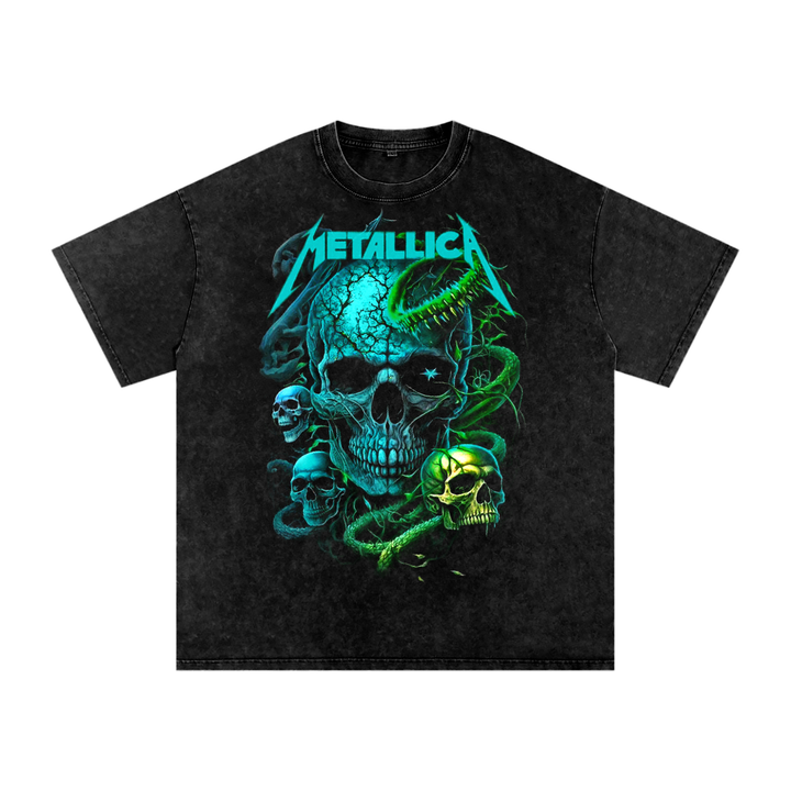 Metallica Acid Wash Oversize T-Shirt