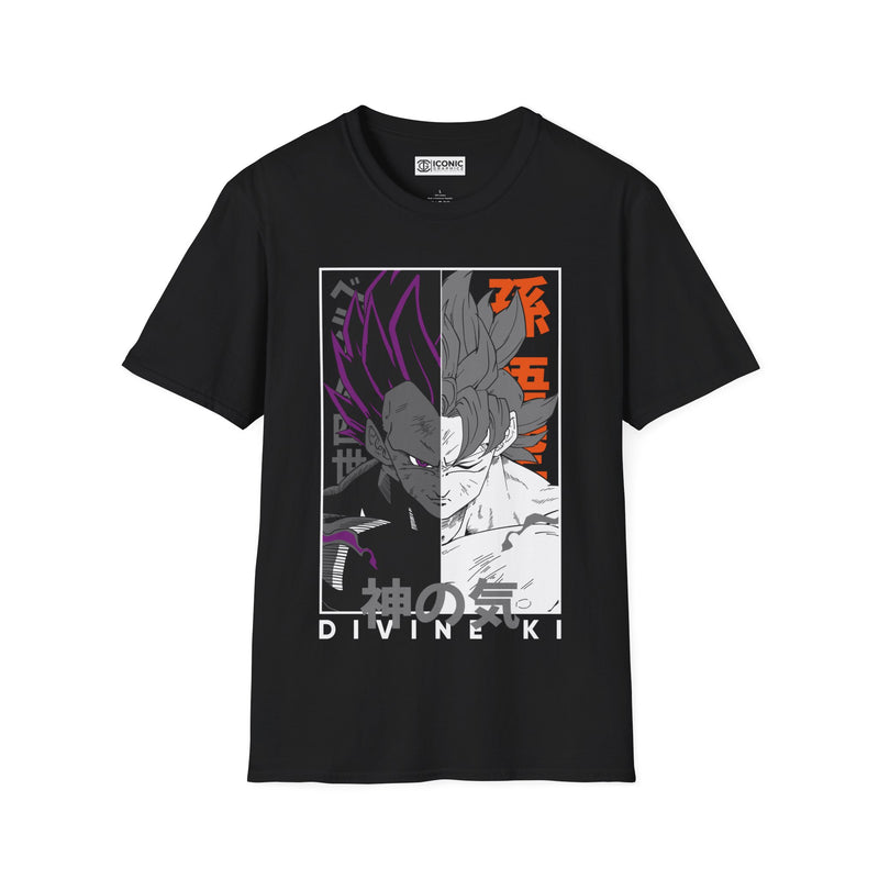 Vegeta and Goku Unisex Softstyle T-Shirt - IGZ Clothing 