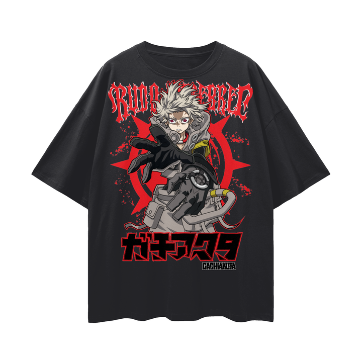 Rudo Gachiakuta Streetwear Loose Drop Shoulder T-Shirt