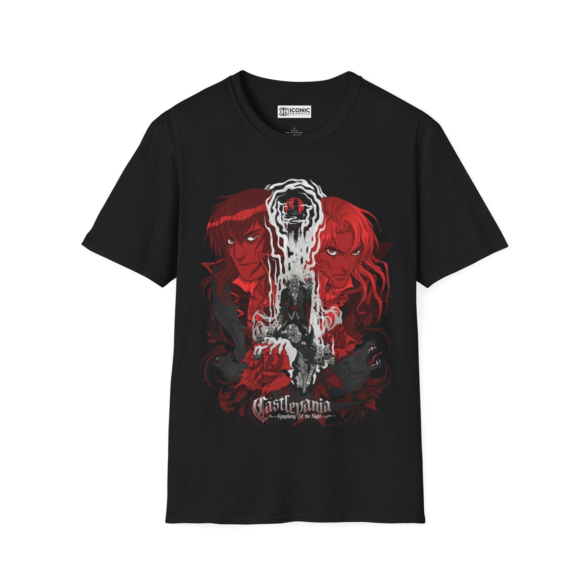 Castlevania Unisex Softstyle T-Shirt - IGZ Clothing 