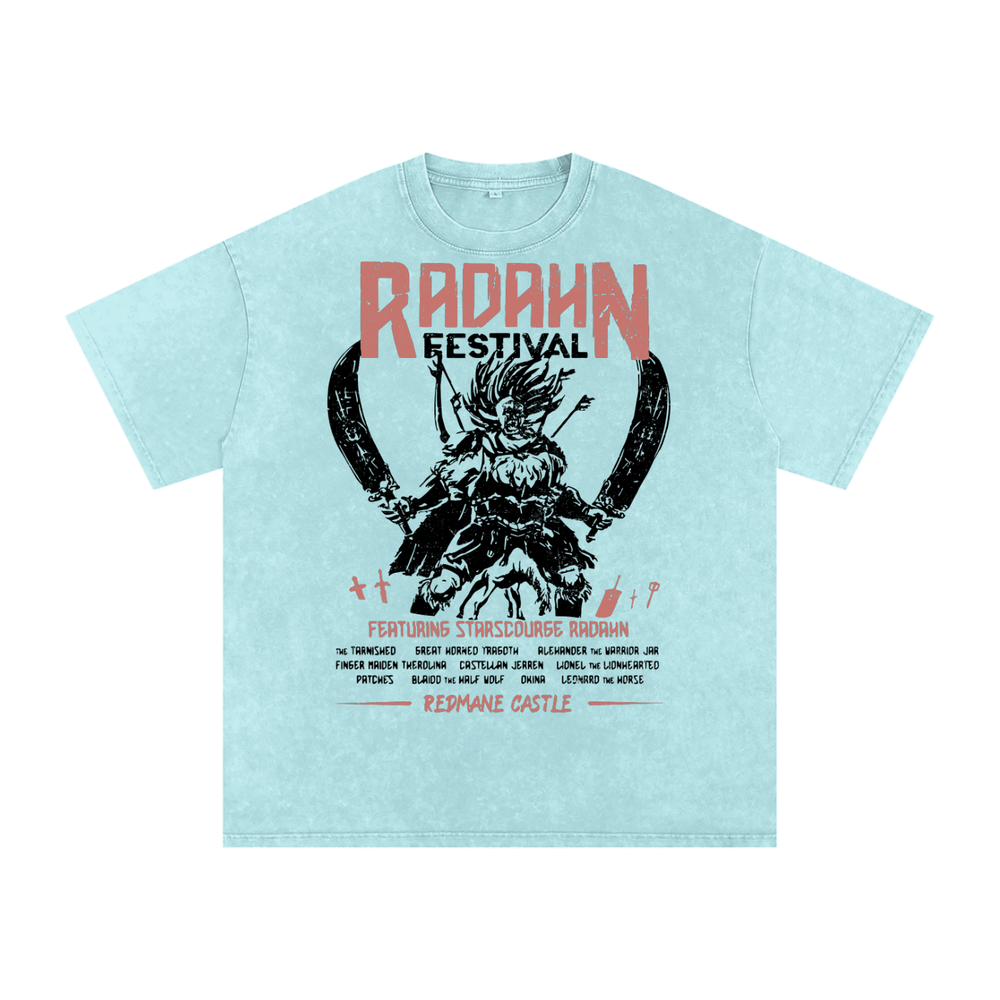 Elden Ring Acid Wash Oversize T-Shirt