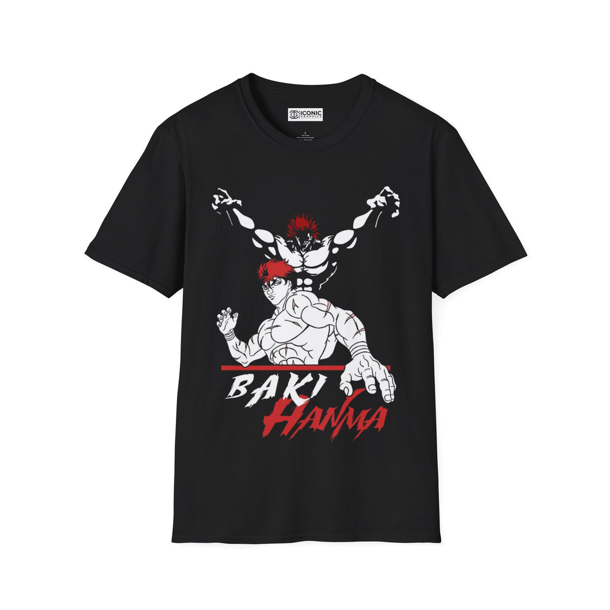 Hanma Baki Unisex Softstyle T-Shirt - IGZ Clothing 