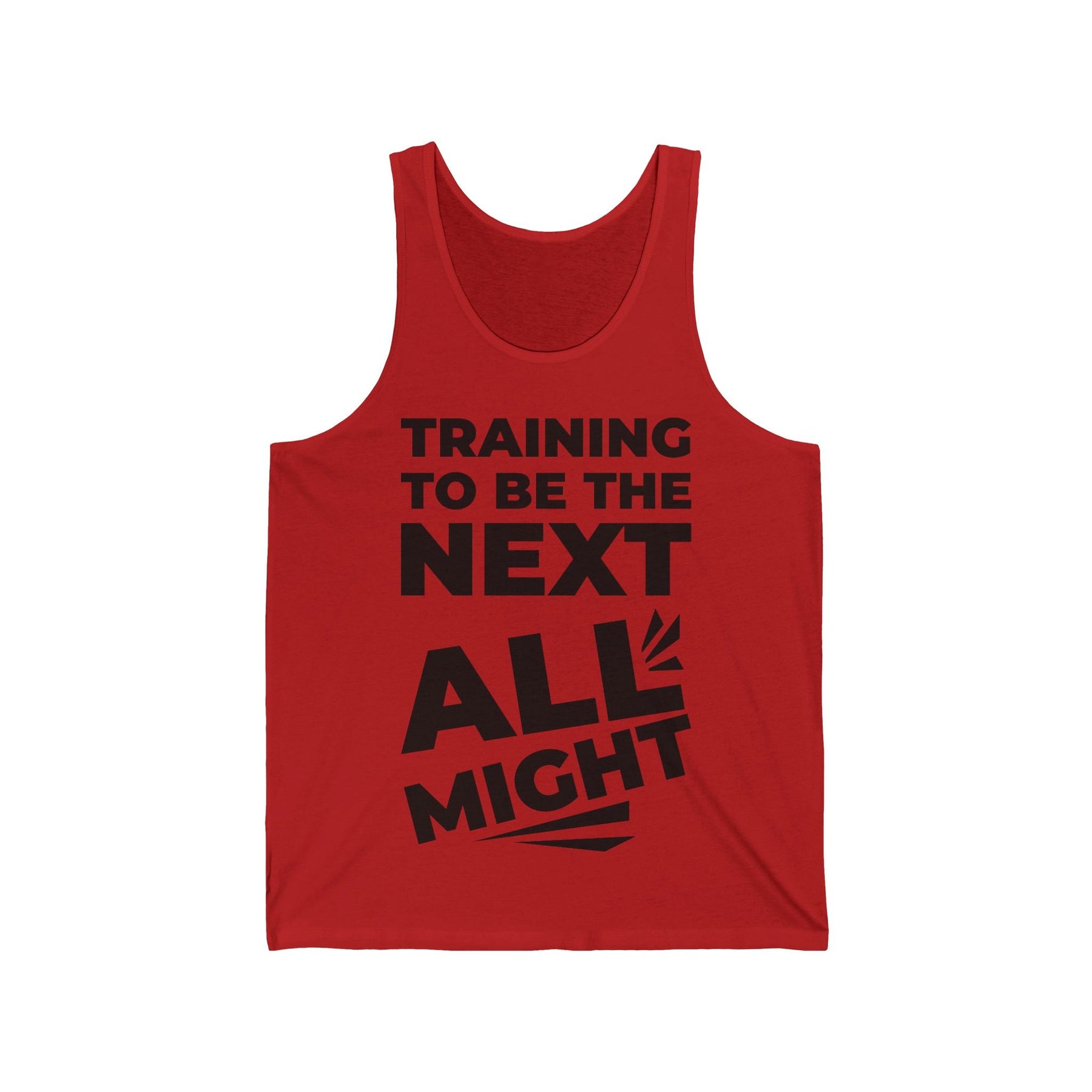 Anime fitness Unisex Jersey Tank Printify