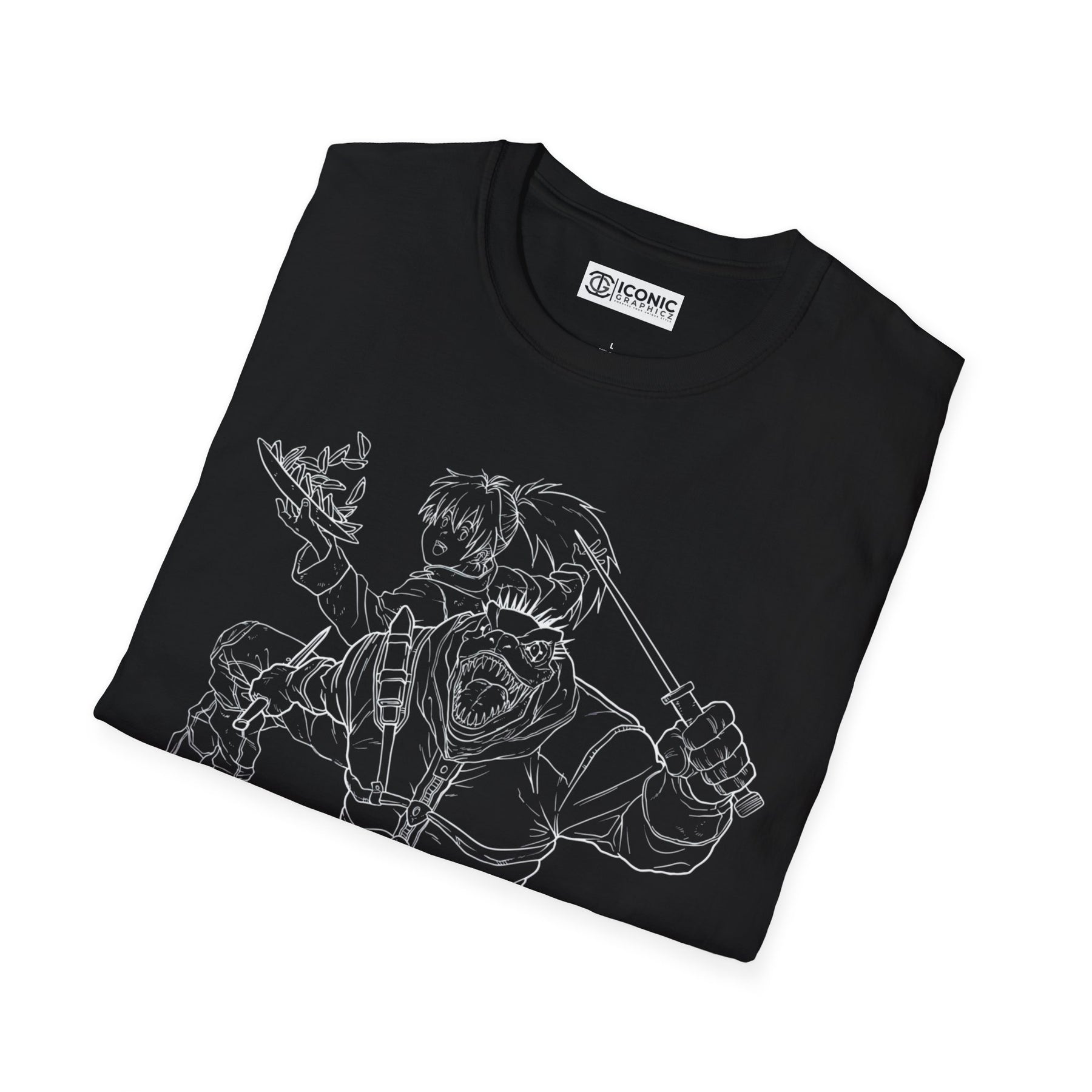 Dorohedoro Kaiman and Nikaido T-Shirt - 