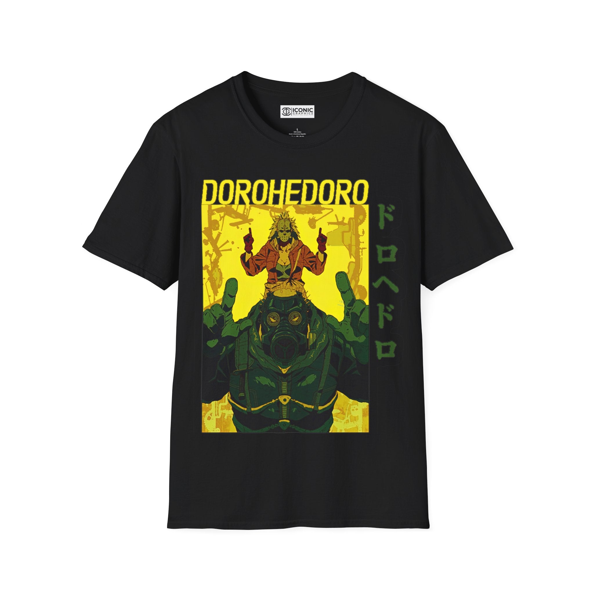 Dorohedoro Kaiman and Nikaido Unisex Softstyle T-Shirt - IGZ Clothing 