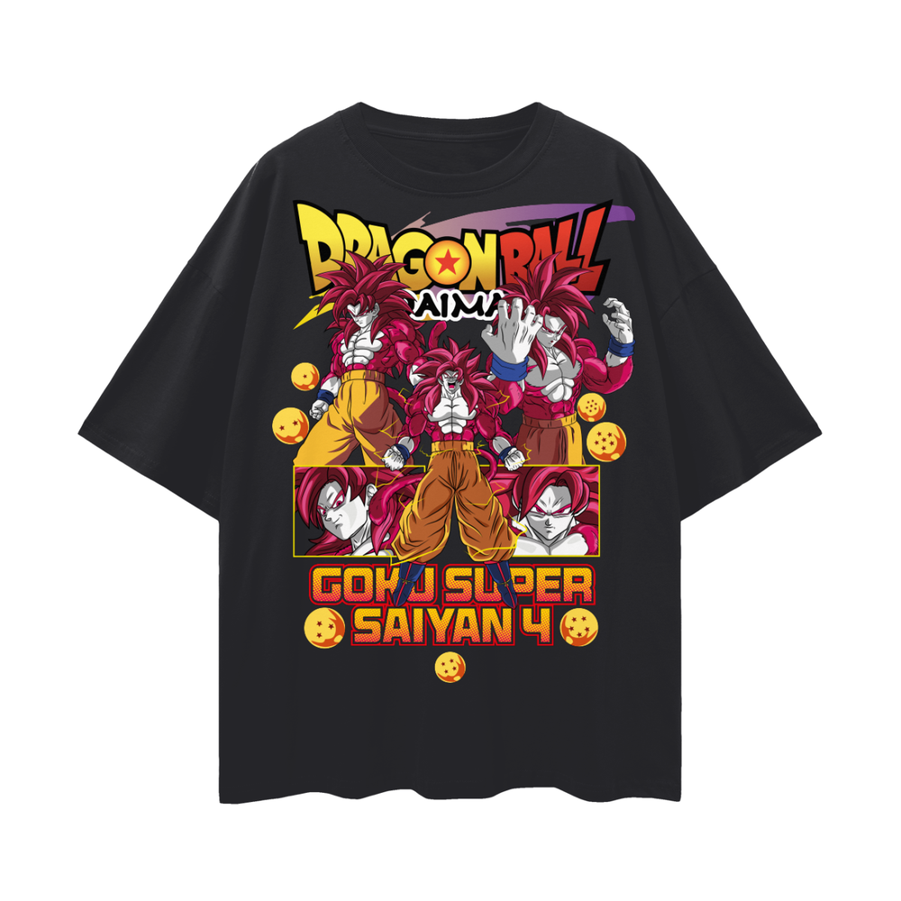 Goku Dragon ball Daima Oversize Deep Drop Shoulder Tee