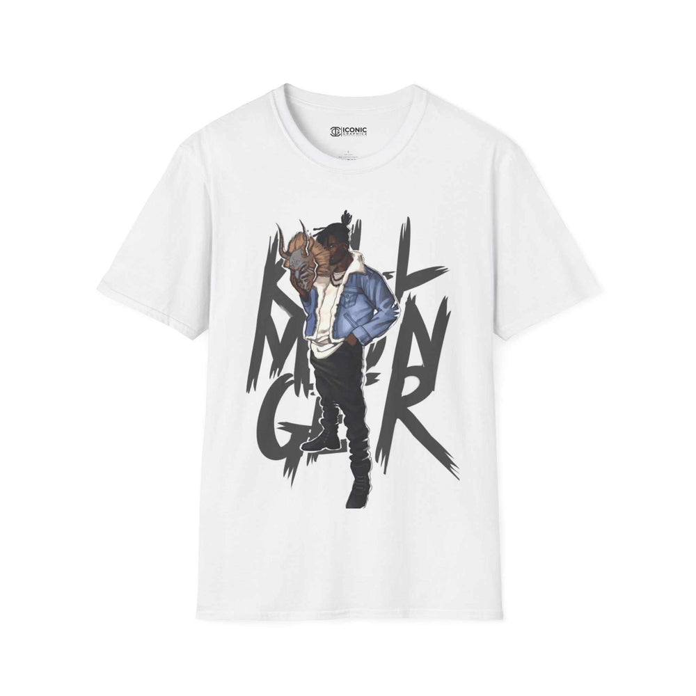 Black Panther Killmonger Unisex Softstyle T-Shirt - IGZ Clothing 