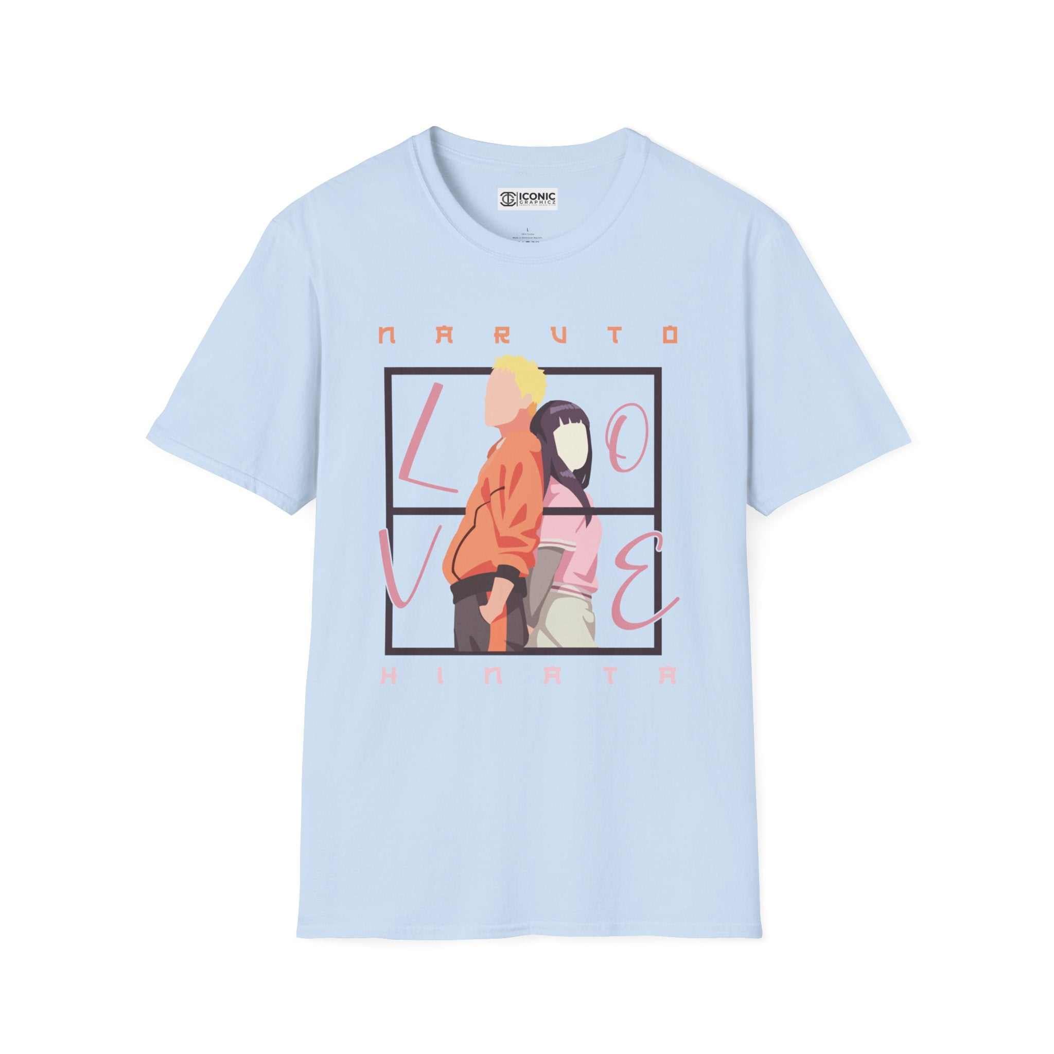 Hinata & Naruto Unisex Softstyle T-Shirt - IGZ Clothing 