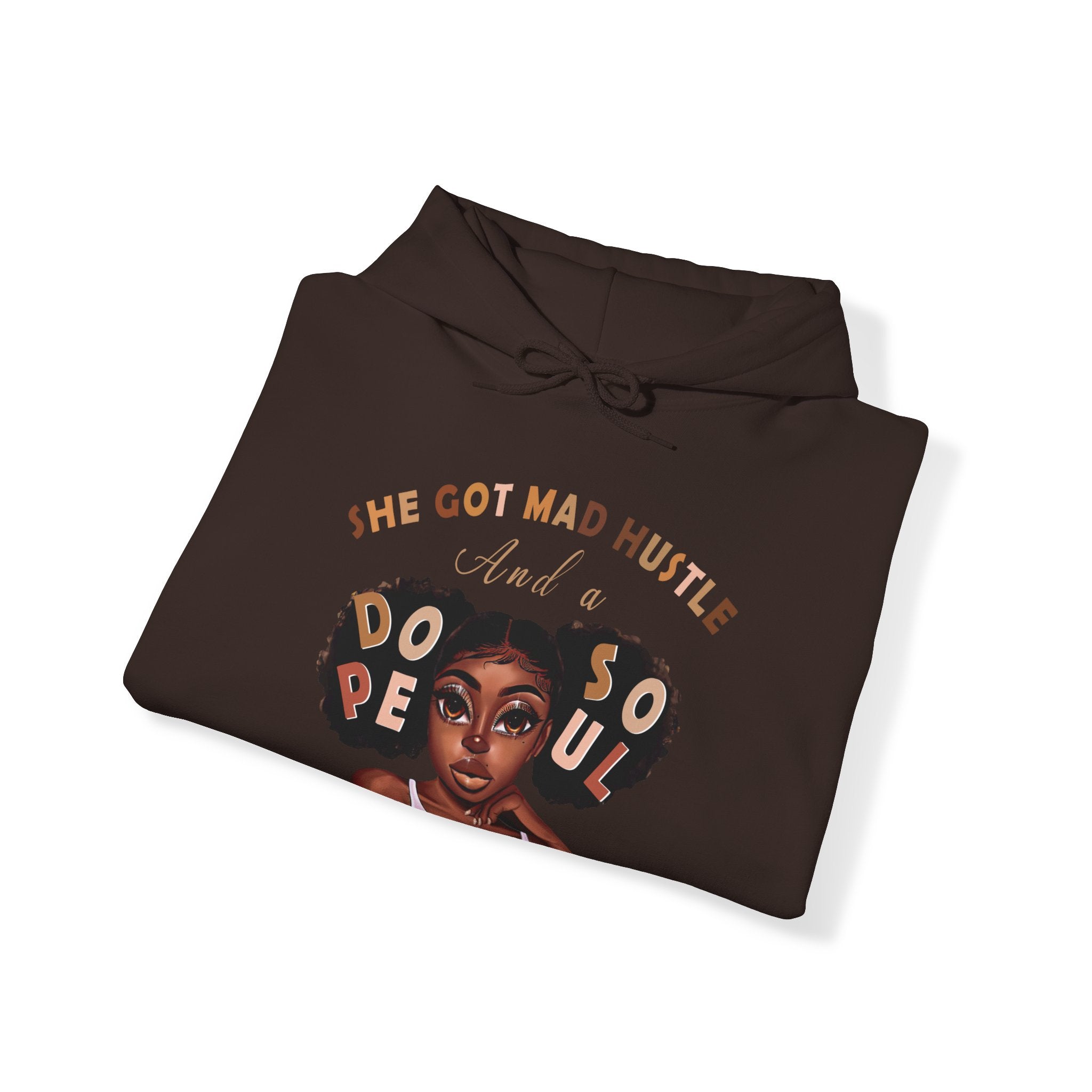 Black girl magic Unisex Heavy Blend™ Hooded Sweatshirt - IGZ Clothing 