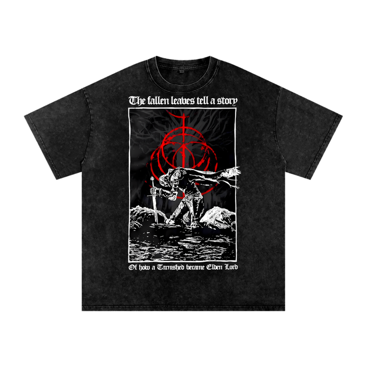 Elden Ring Acid Wash Oversize T-Shirt