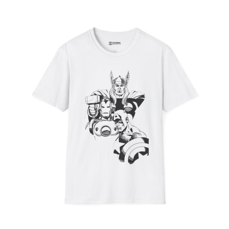 Avengers Unisex Softstyle T-Shirt - IGZ Clothing 