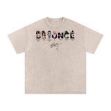 Beyonce Cowboy Carter Acid Wash Oversize T-Shirt