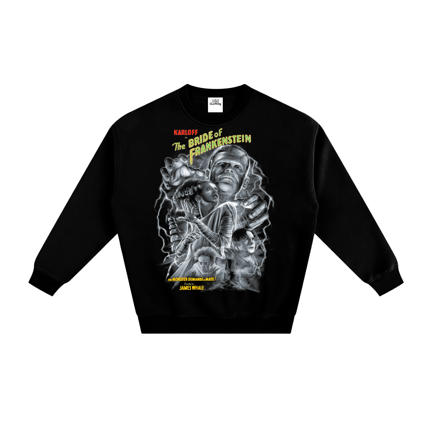 The bride of Frankenstein Fleeced Sweatshirt
