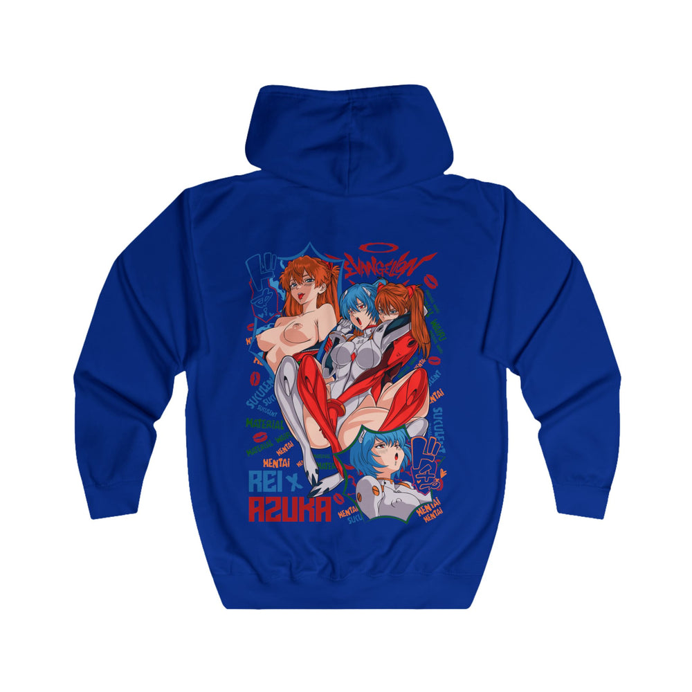 Asuka Evangelion Unisex Full Zip Hoodie