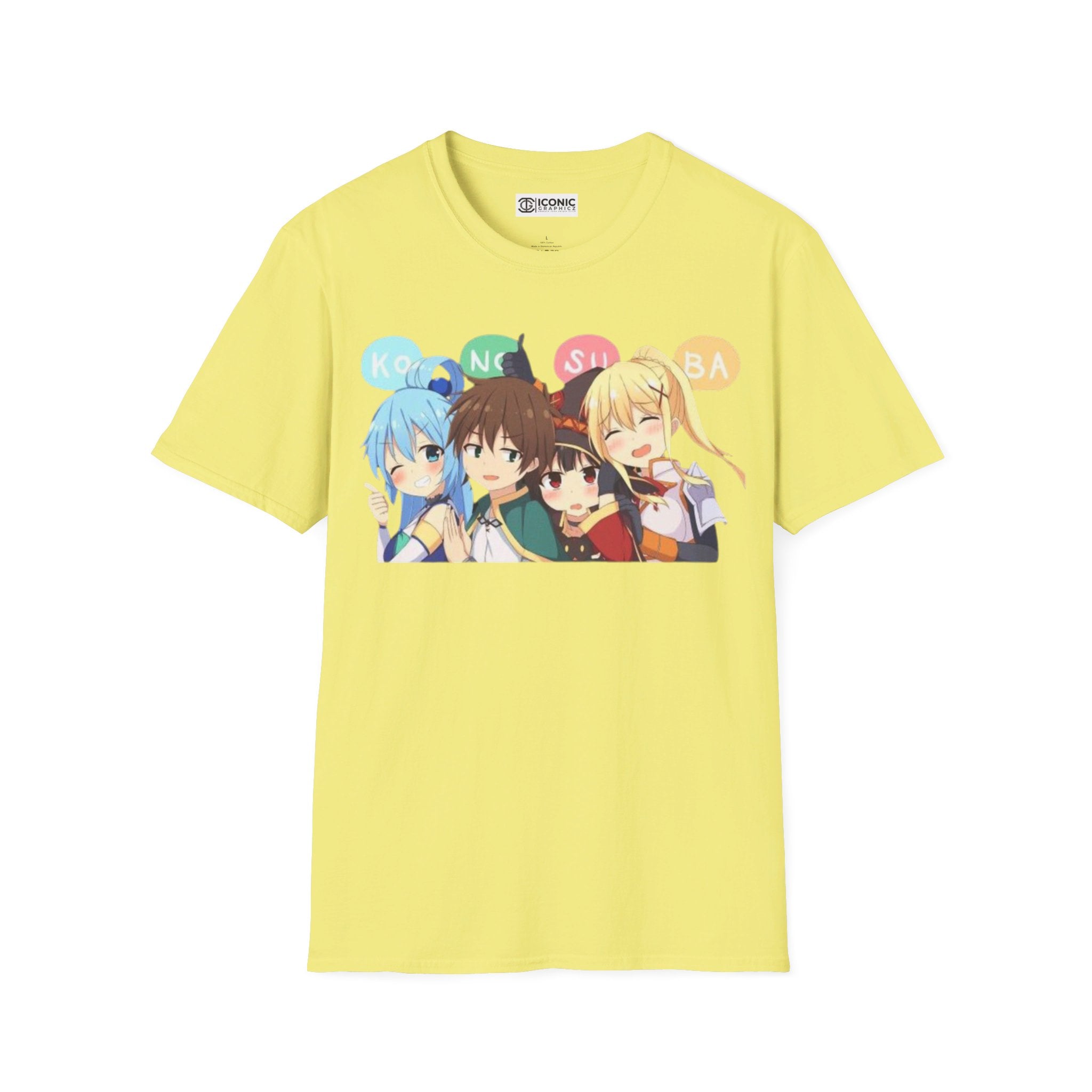 Konosuba Unisex Softstyle T-Shirt - IGZ Clothing 