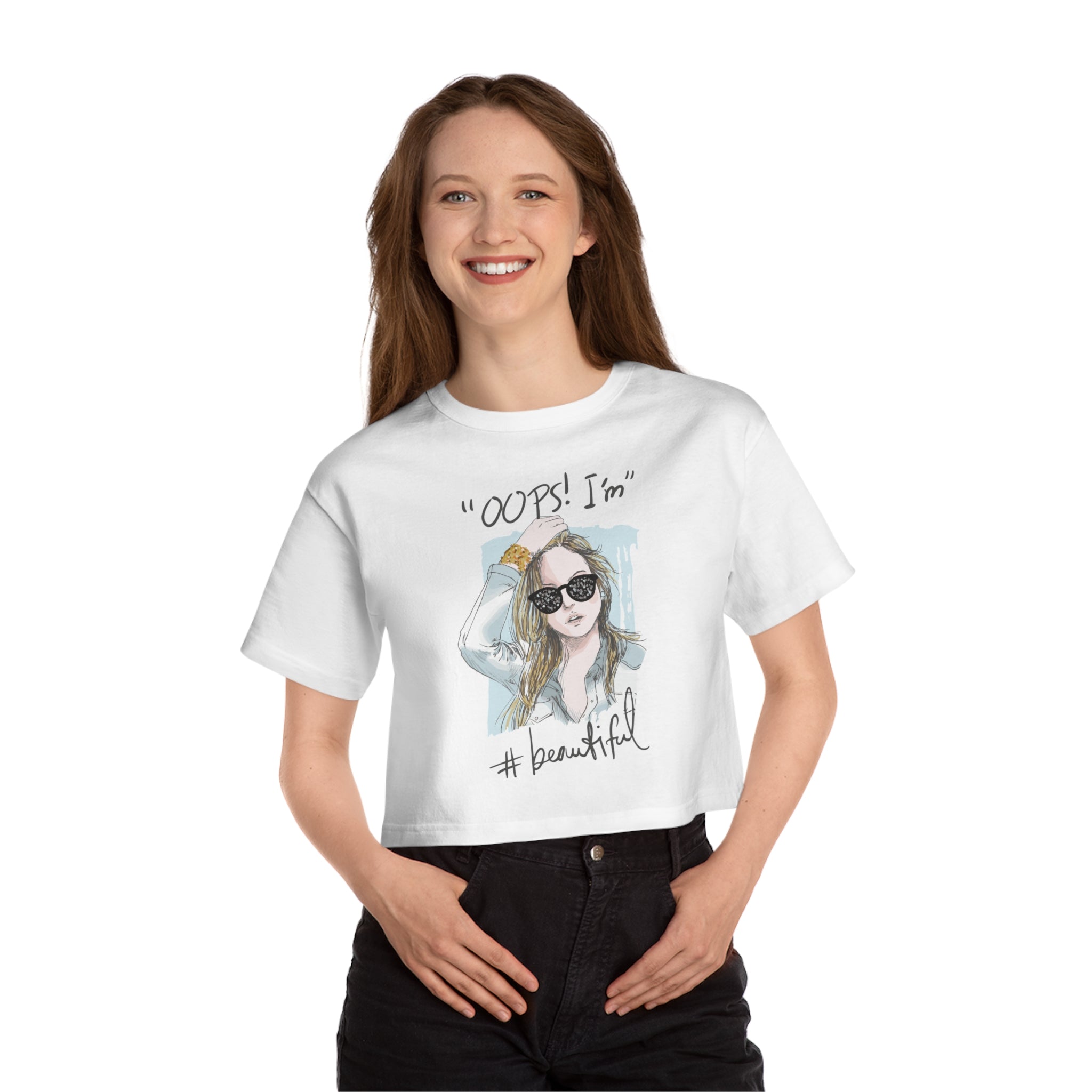 Oops Champion Women's Heritage Cropped T-Shirt