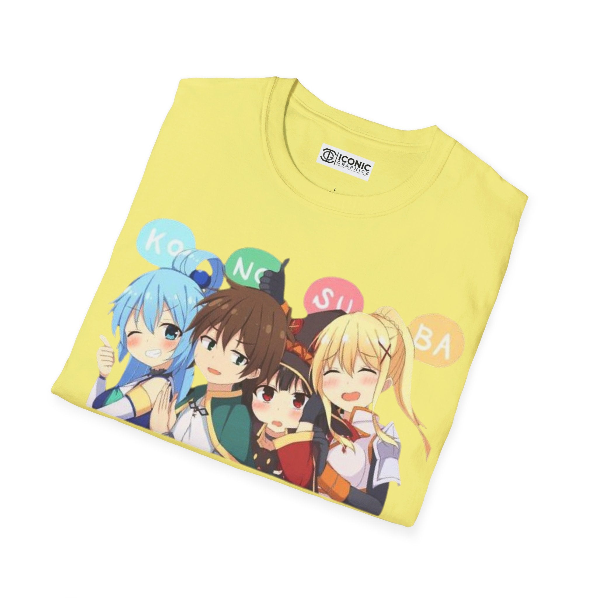 Konosuba Unisex Softstyle T-Shirt - IGZ Clothing 