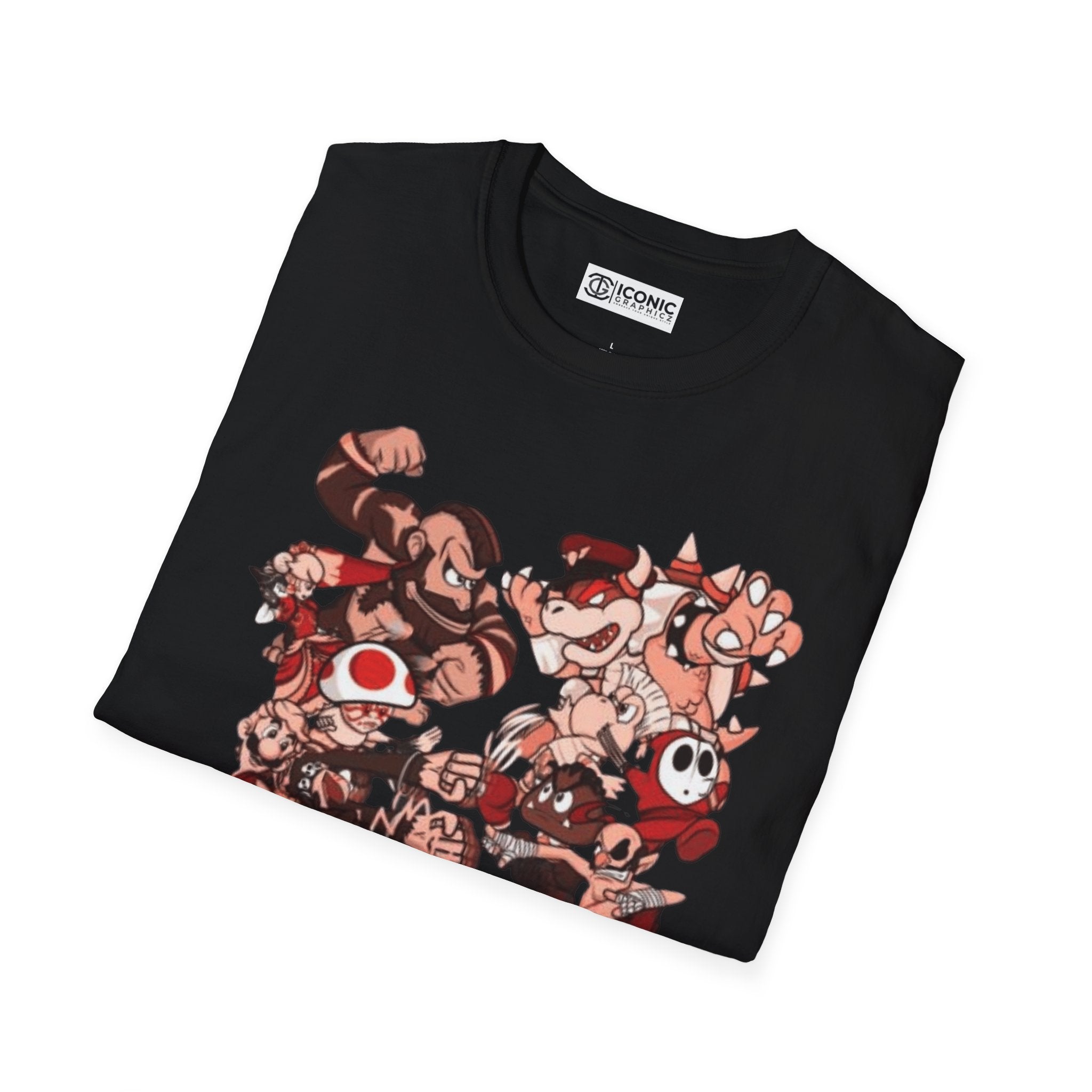 Mario Unisex Softstyle T-Shirt - IGZ Clothing 