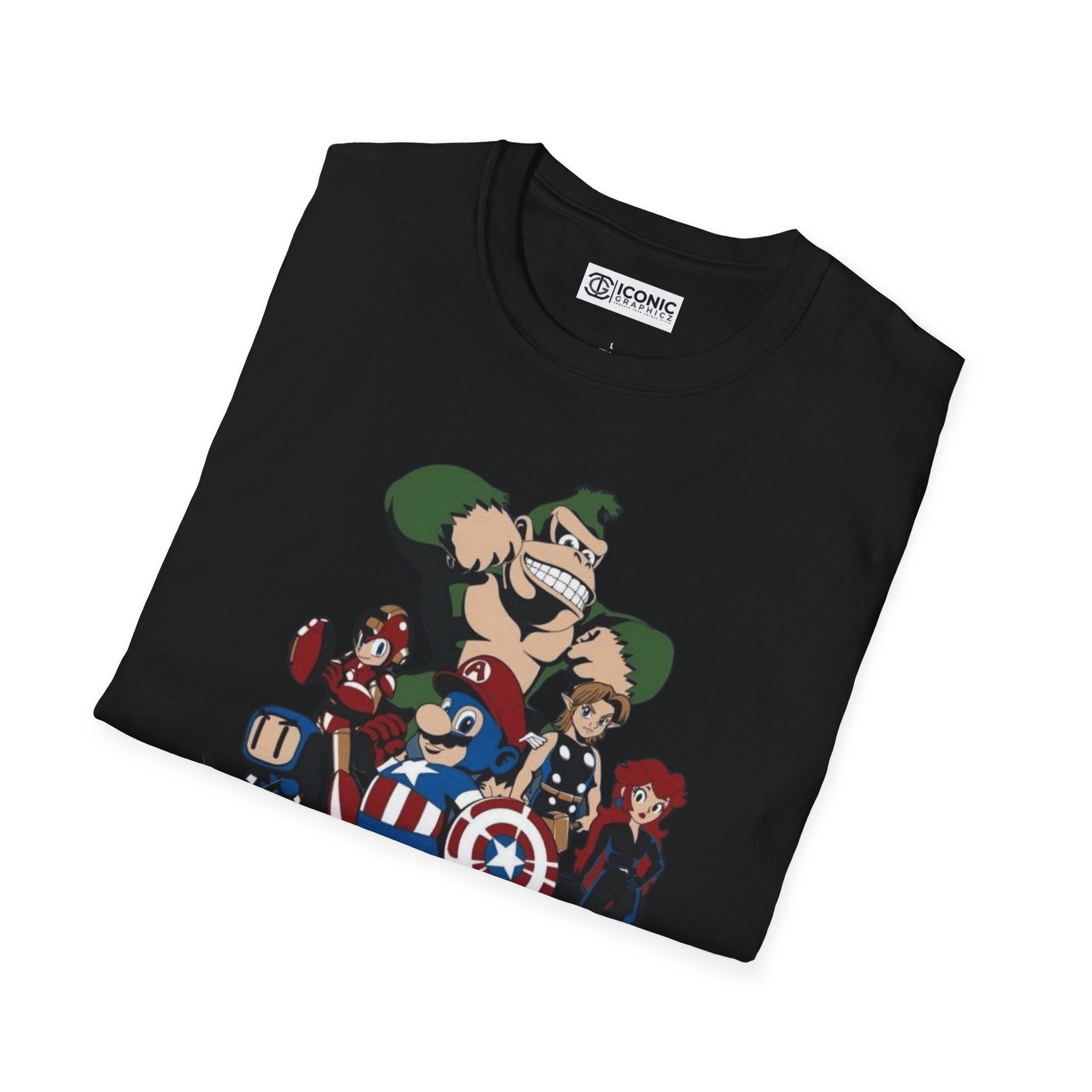 Mario Unisex Softstyle T-Shirt - IGZ Clothing 