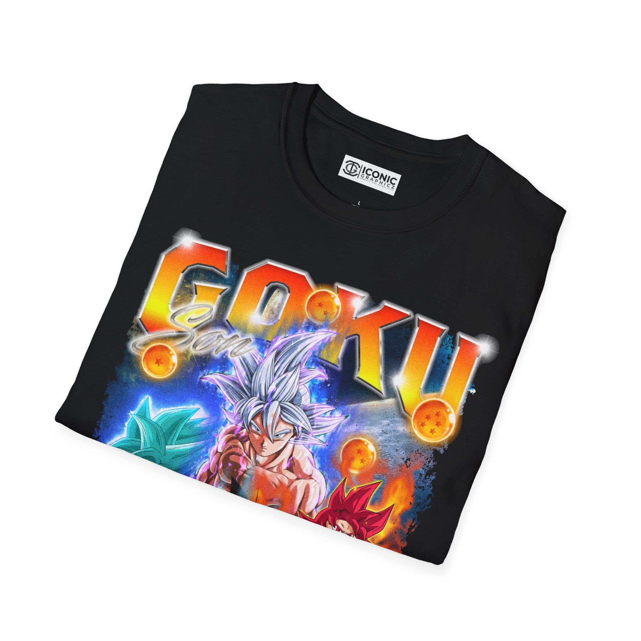 Goku Unisex Softstyle T-Shirt - IGZ Clothing 