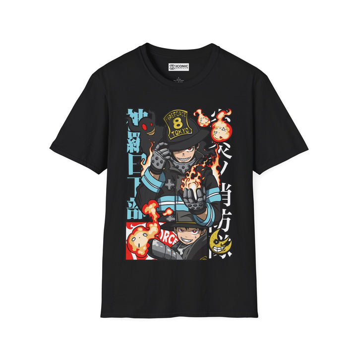 Shinra Fire Forcet T-Shirt Printify